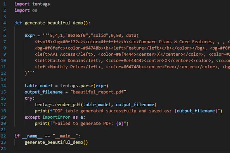 TenTags – Declarative (IR) for Documents screenshot 6