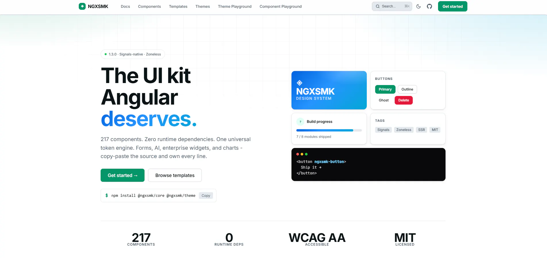 NGXSMK UI Kit gallery image