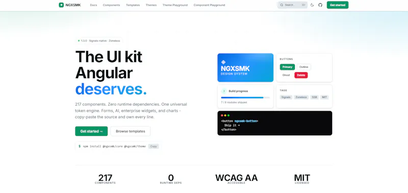 NGXSMK UI Kit screenshot 1
