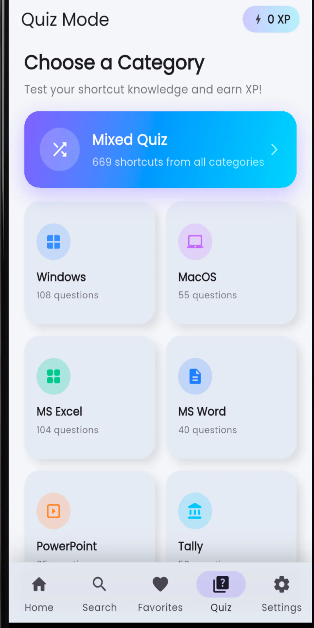 Shortcut Keys Hub screenshot