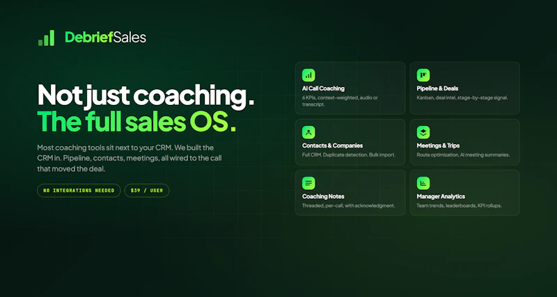 DebriefSales screenshot 4