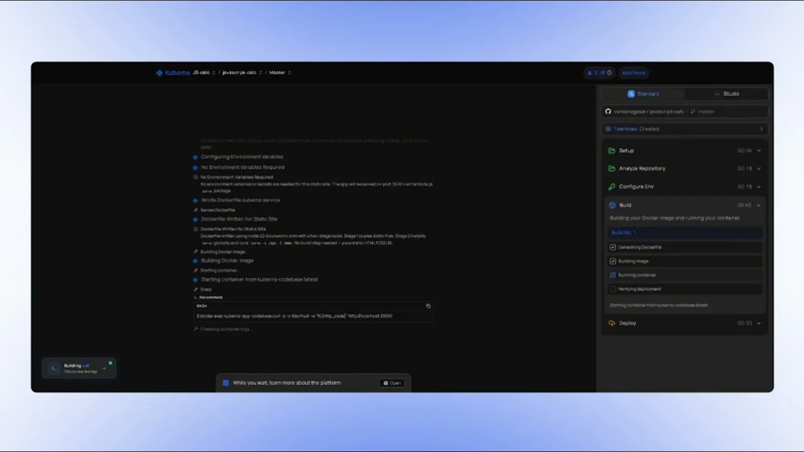 Kuberns screenshot 1 (video preview)