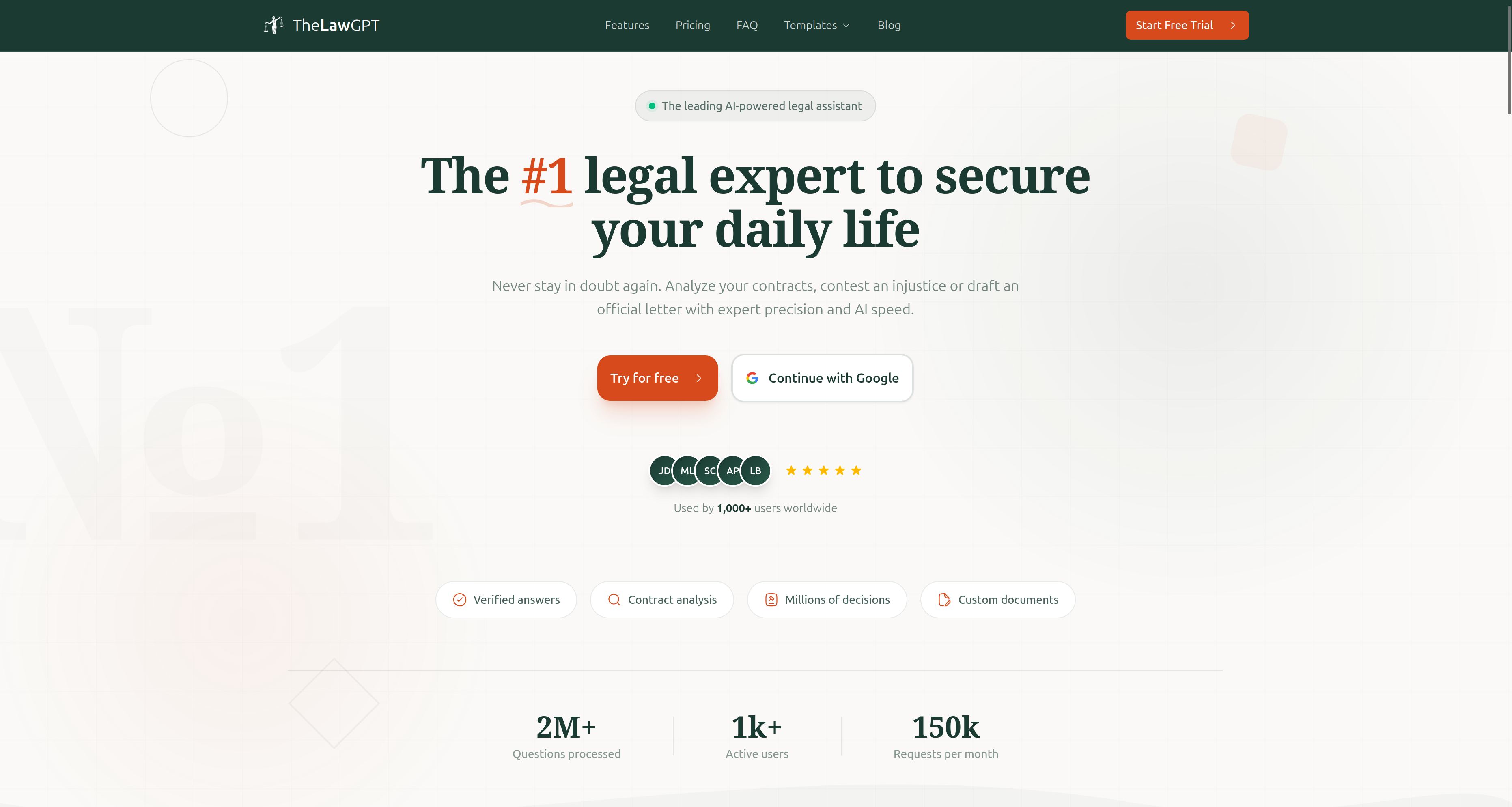 TheLawGPT - Screenshot 2 showing product features and functionality