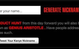 Kanye Nickname Generator media 3