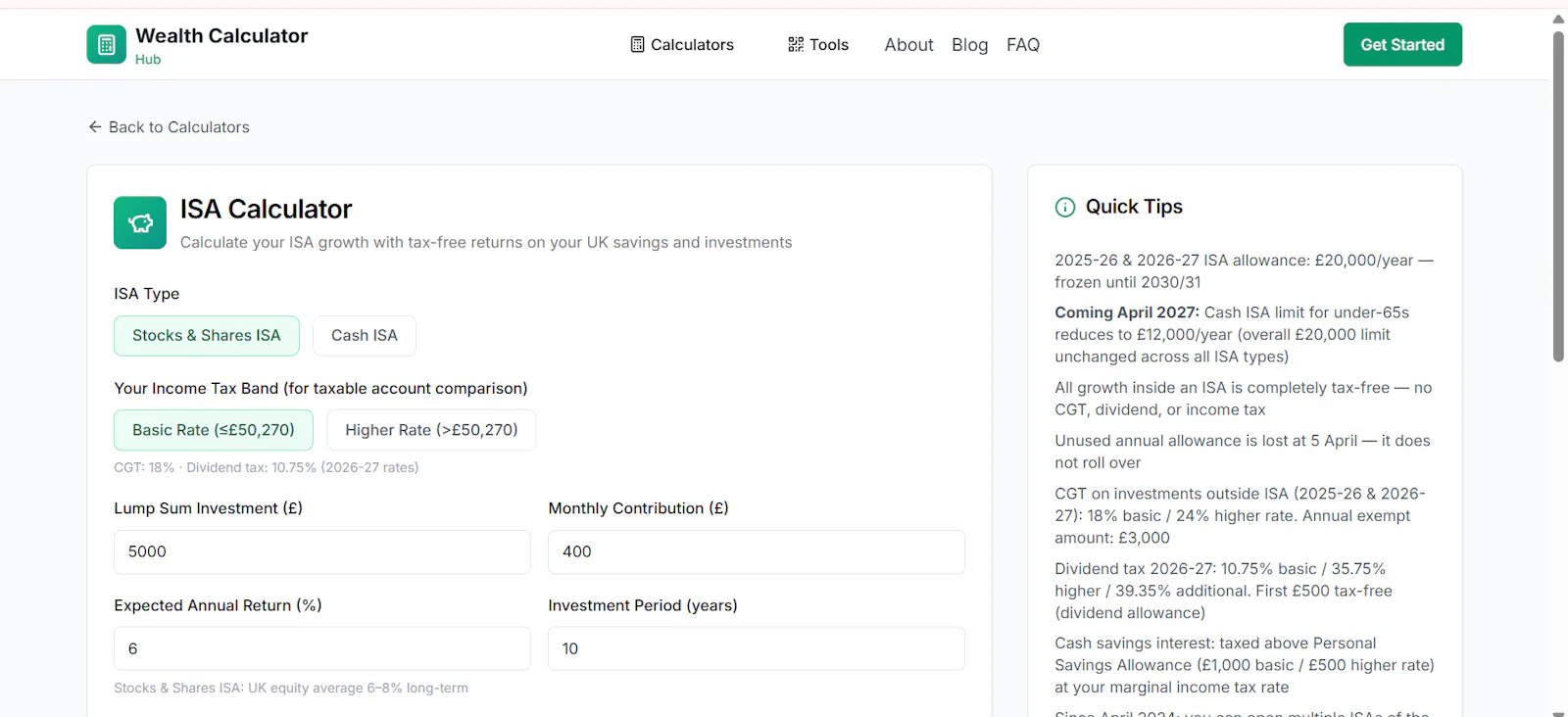 Wealth Calculator Hub screenshot 4