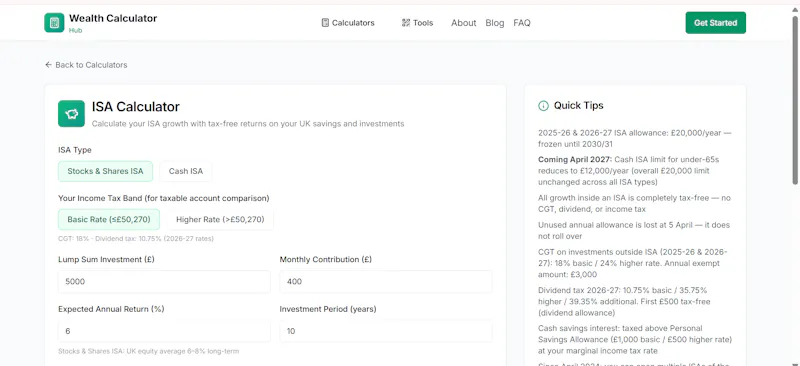 Wealth Calculator Hub screenshot 4