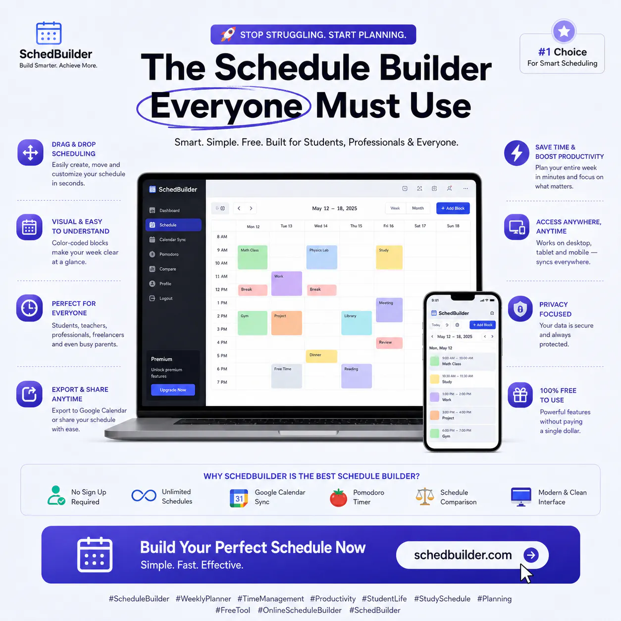 SchedBuilder – Smart Schedule Builder gallery image