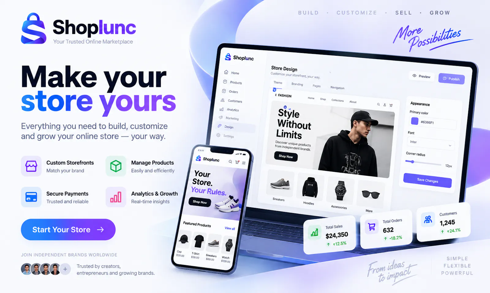 Shoplunc — Make your store yours screenshot 2