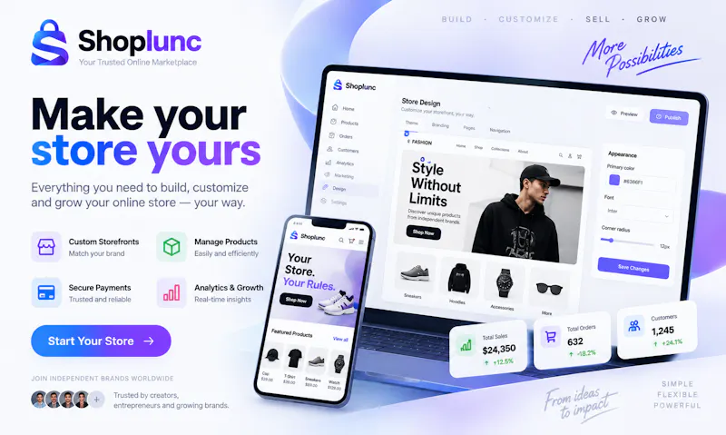 Shoplunc — Make your store yours screenshot 2