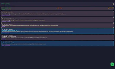 Retro Journal Desktop Client gallery image