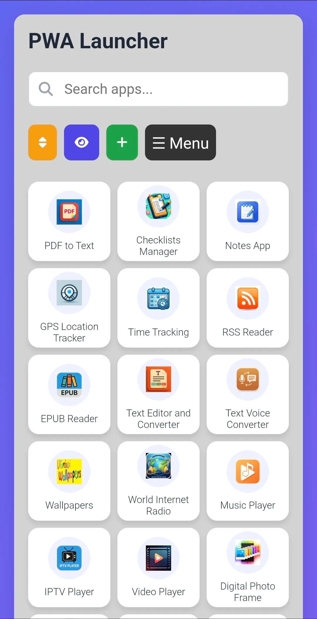 PWA Launcher Ufumbuzi screenshot