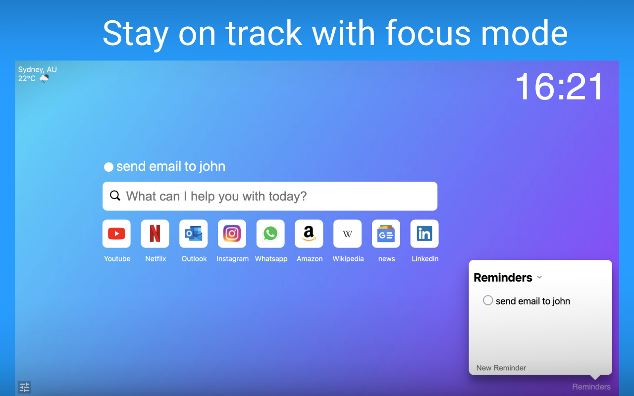 Mineral New Tab gallery image