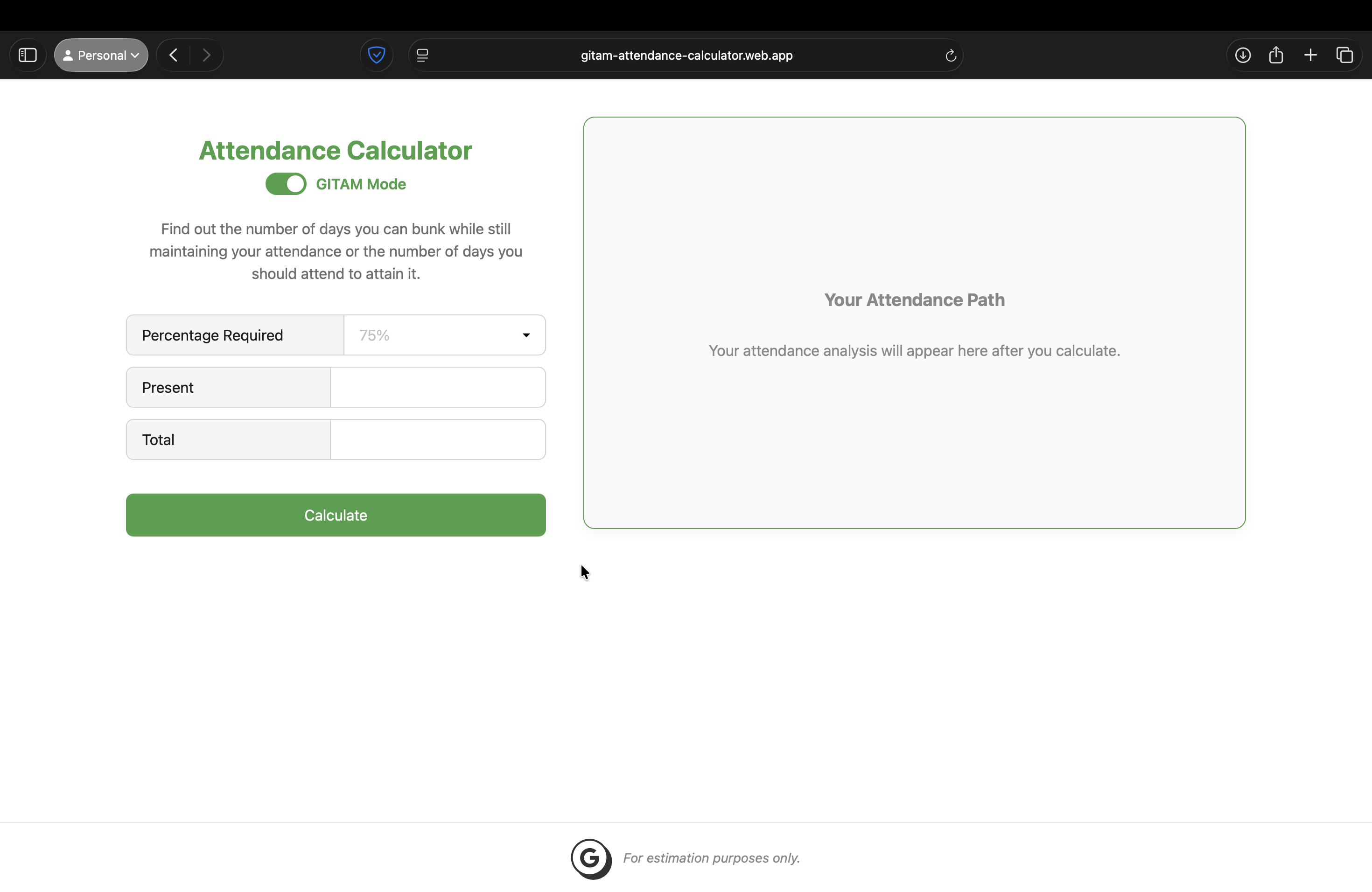 Attendance Calculator gallery image