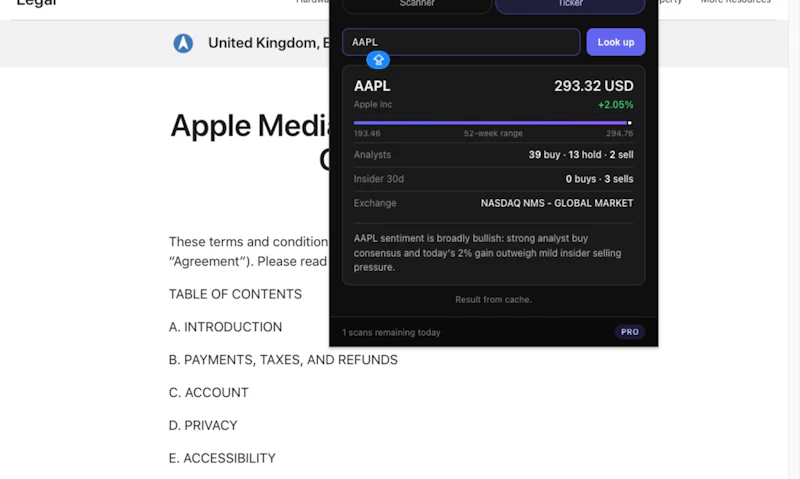 Glimpse screenshot 1