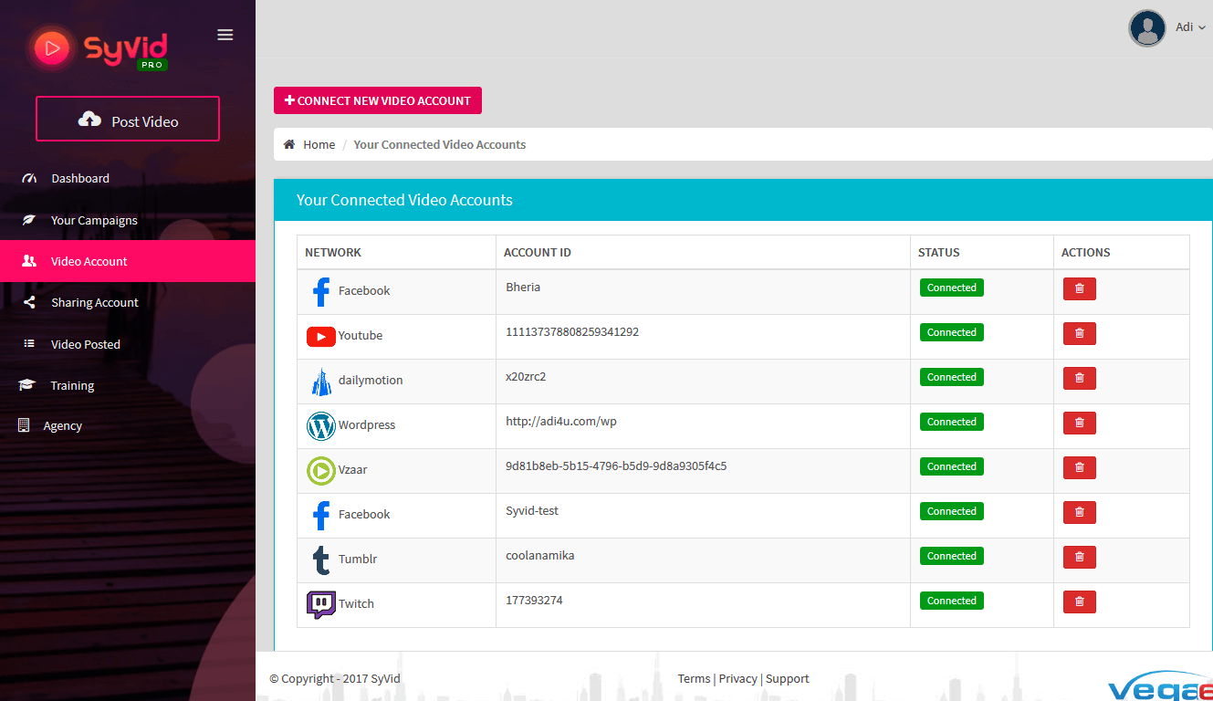 Syvid - Video Syndication Software gallery image