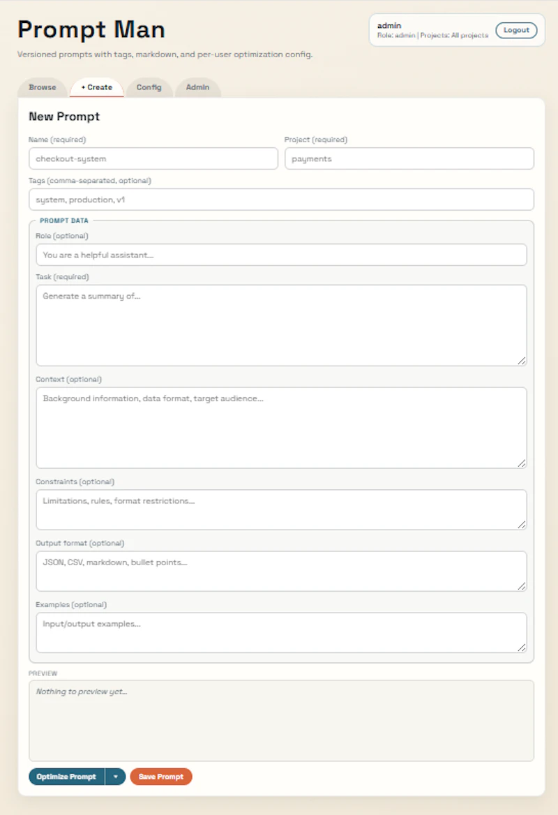 PromptMan screenshot 4