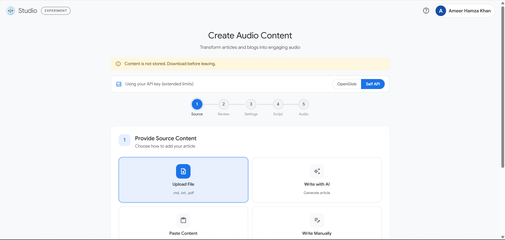 OpenGlob Studio - Main product screenshot demonstrating key features and user interface
