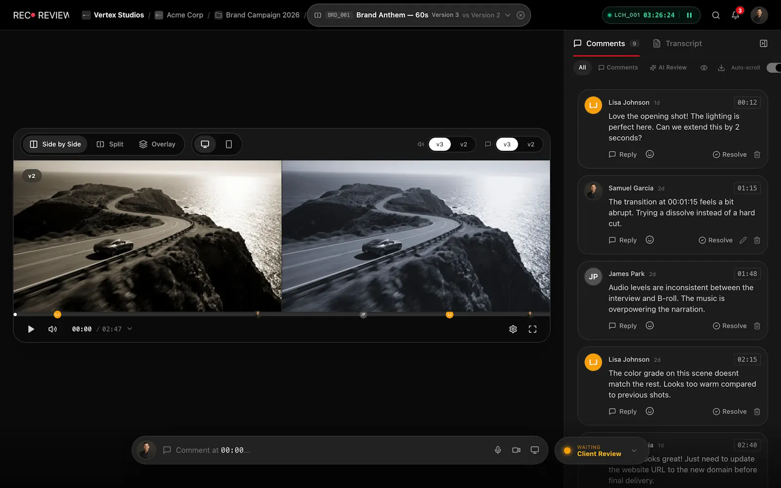 RecReview screenshot 2