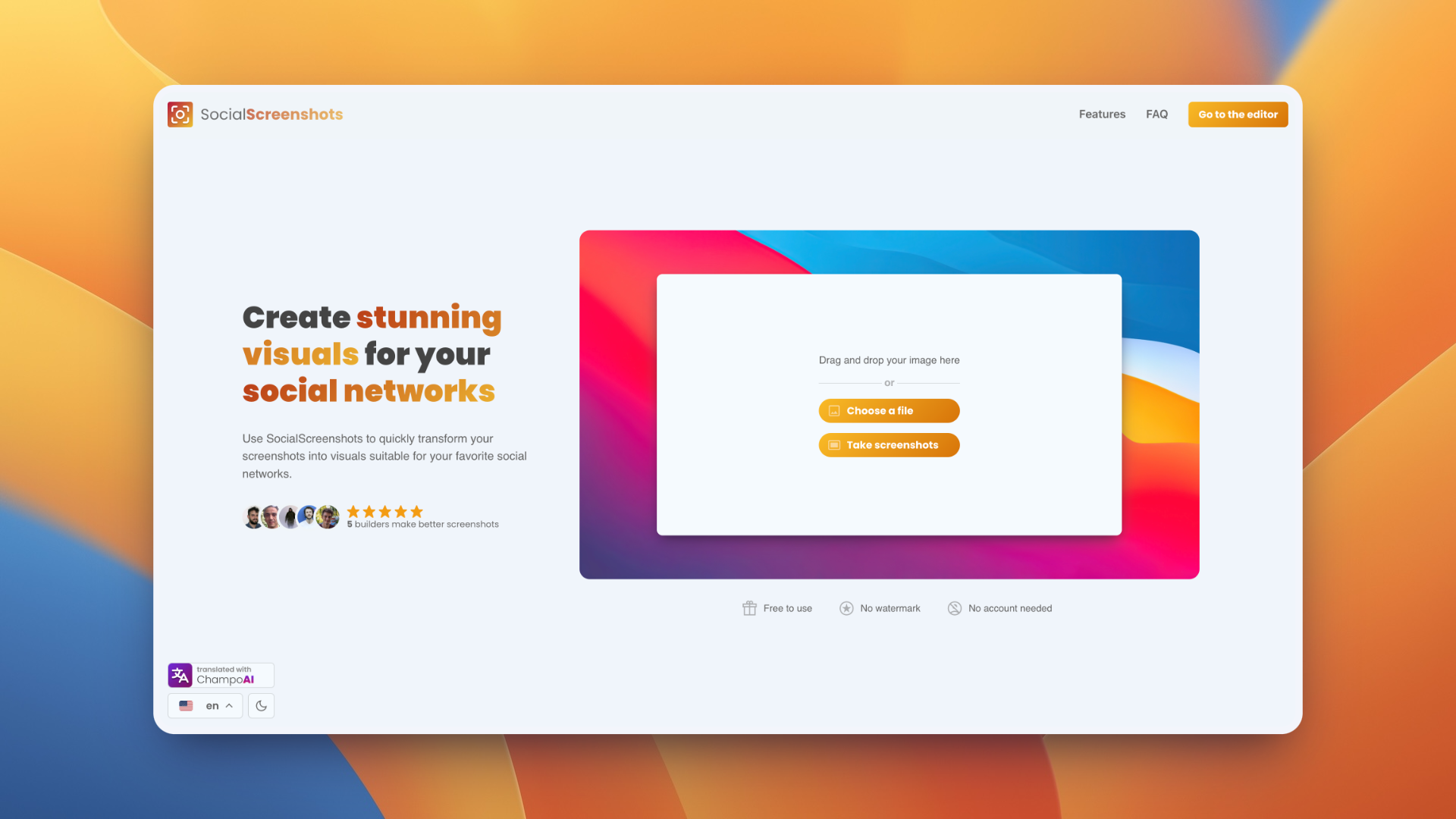 SocialScreenshots gallery image