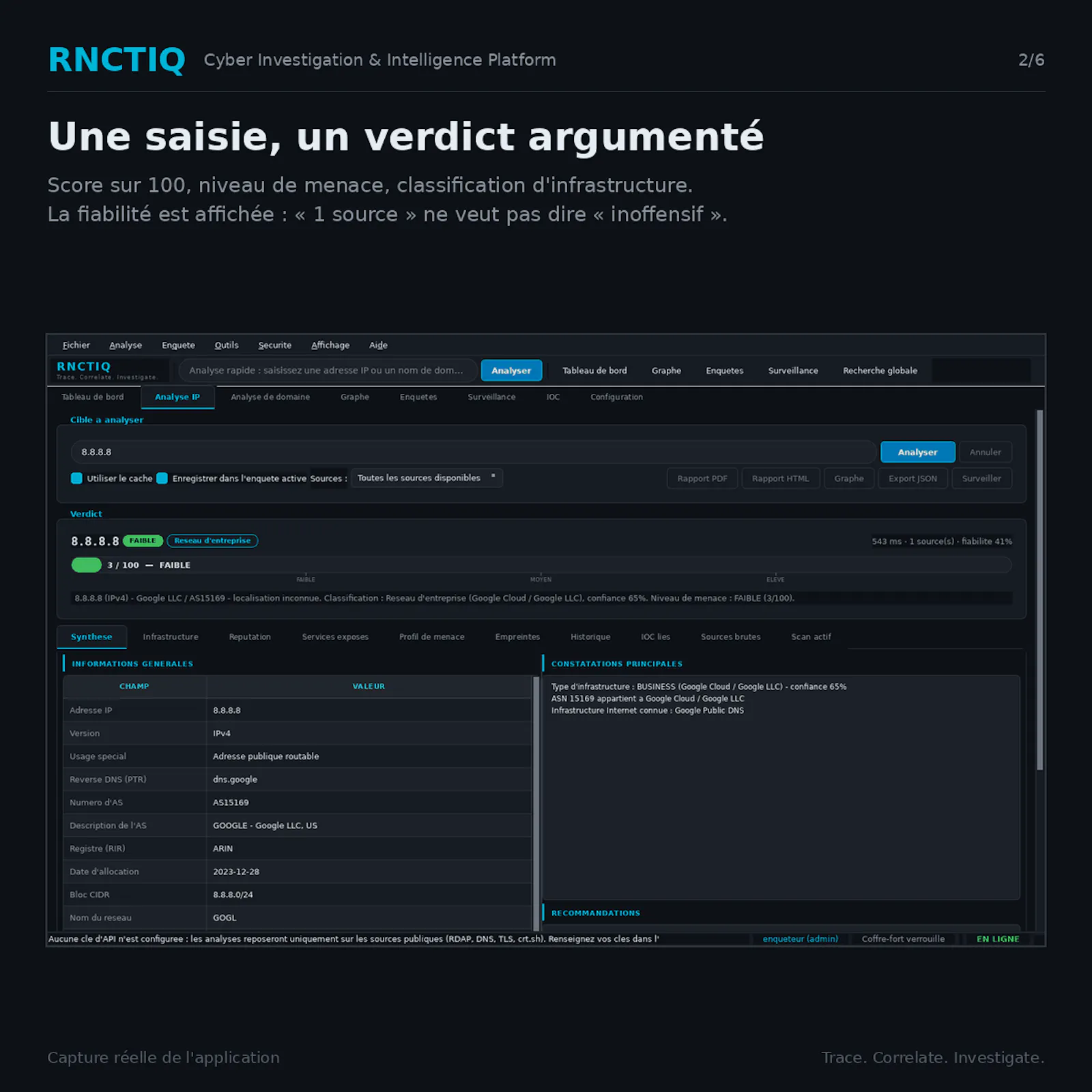 RNCTIQ -- Cyber Investigation  screenshot 3