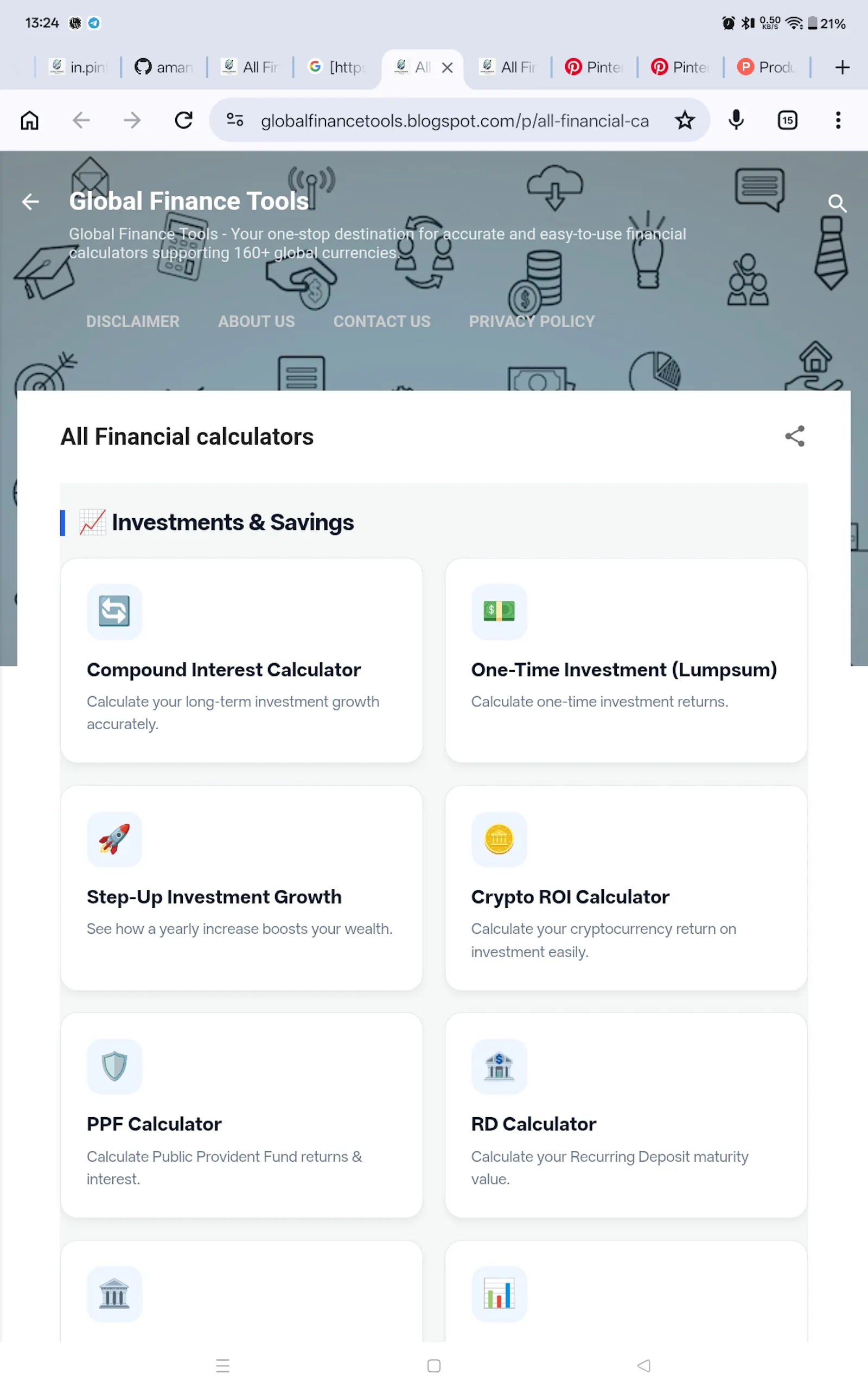 Global Finance Tools  screenshot 7