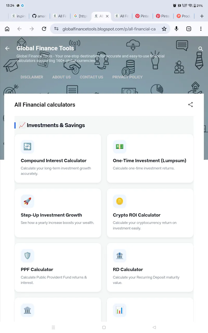 Global Finance Tools  screenshot 7