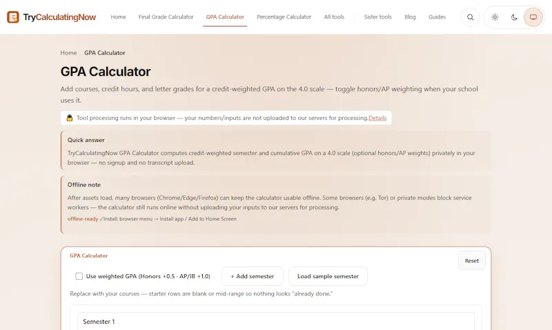 TryCalculatingNow screenshot 4