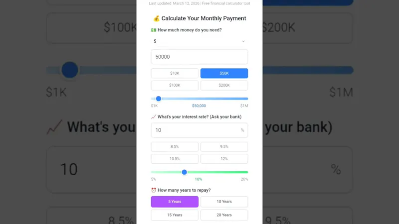 CalcFinex screenshot 1 (video preview)
