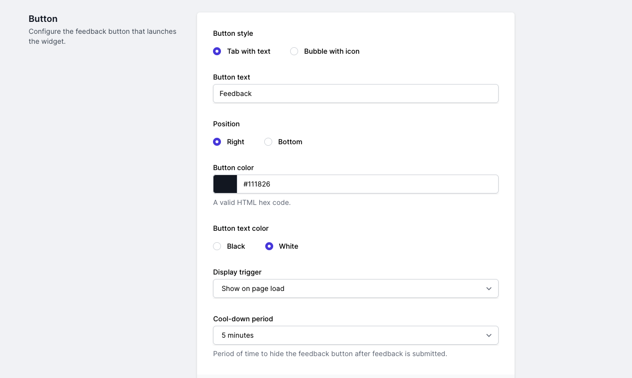 Feedback Button gallery image