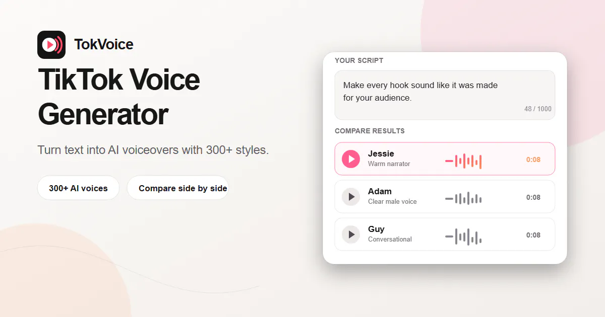 TikTok Voice Generator gallery image