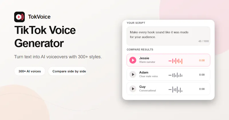 TikTok Voice Generator screenshot 1