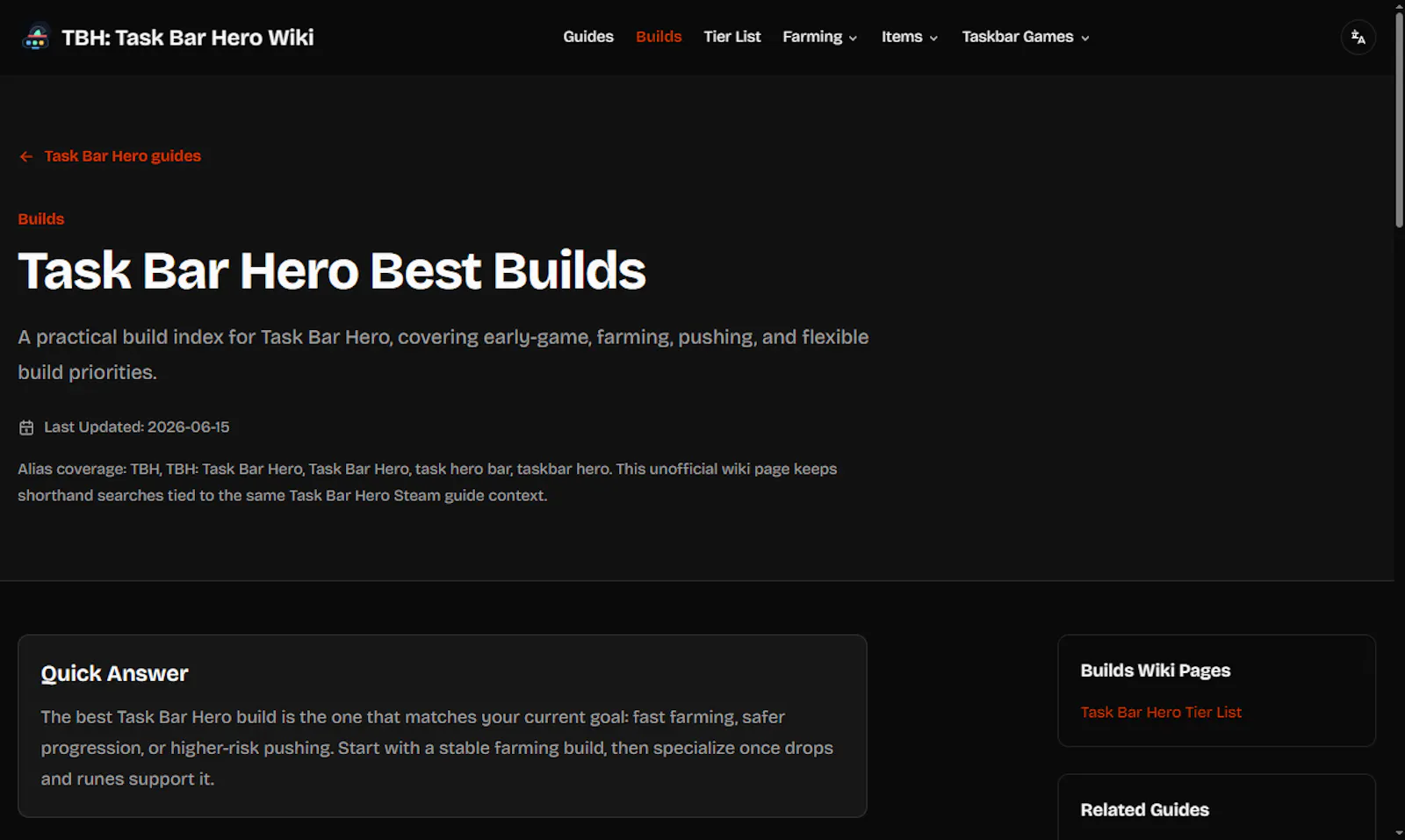 TBH: Task Bar Hero Wiki screenshot 2
