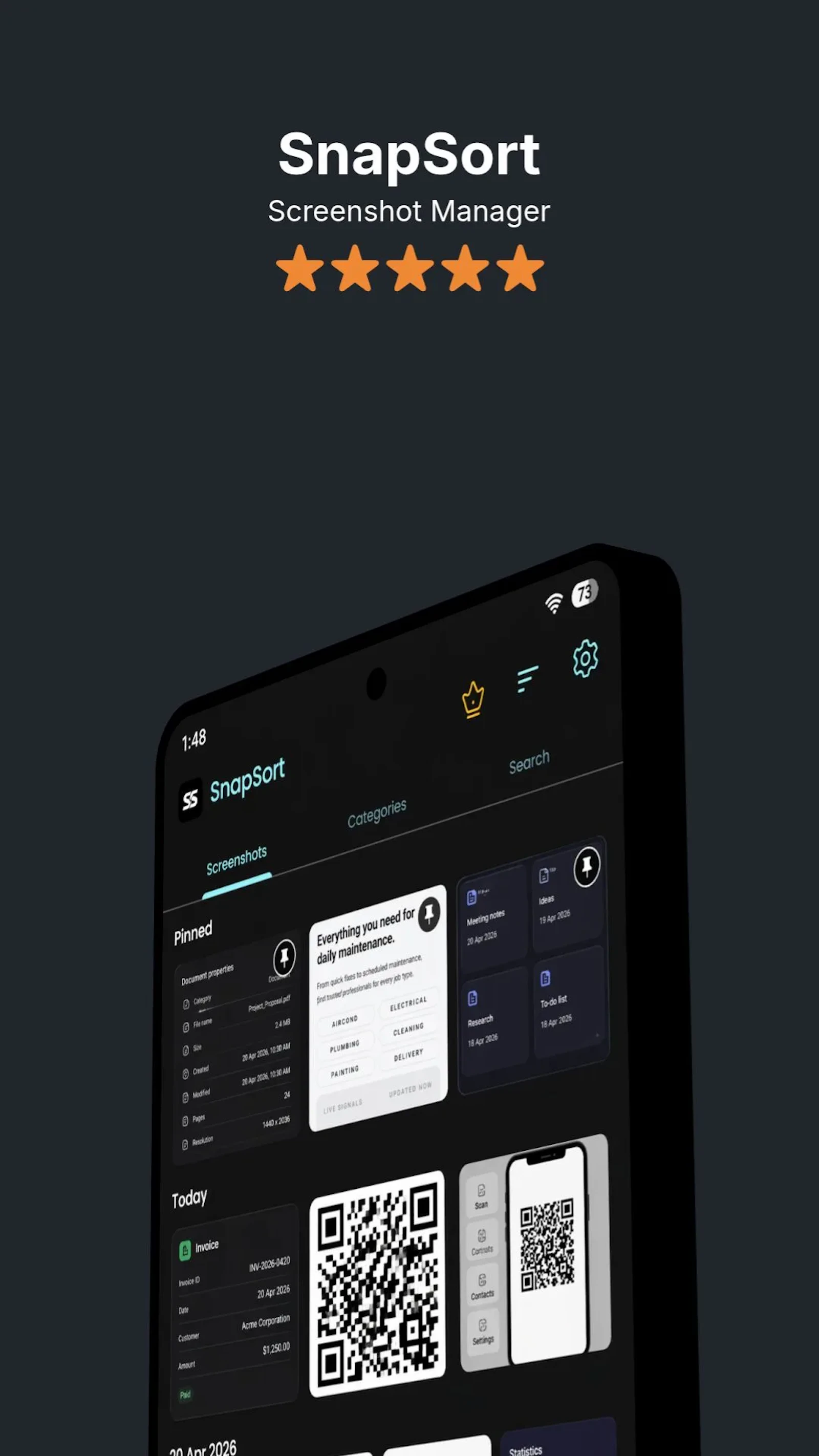 SnapSort screenshot 4