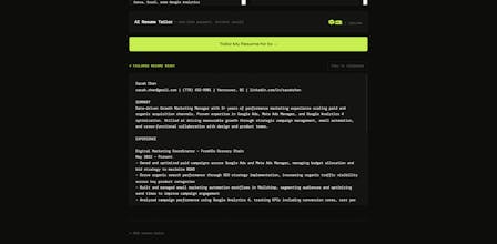 Resume Tailor gallery image