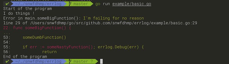 Errlog (Golang Package) gallery image