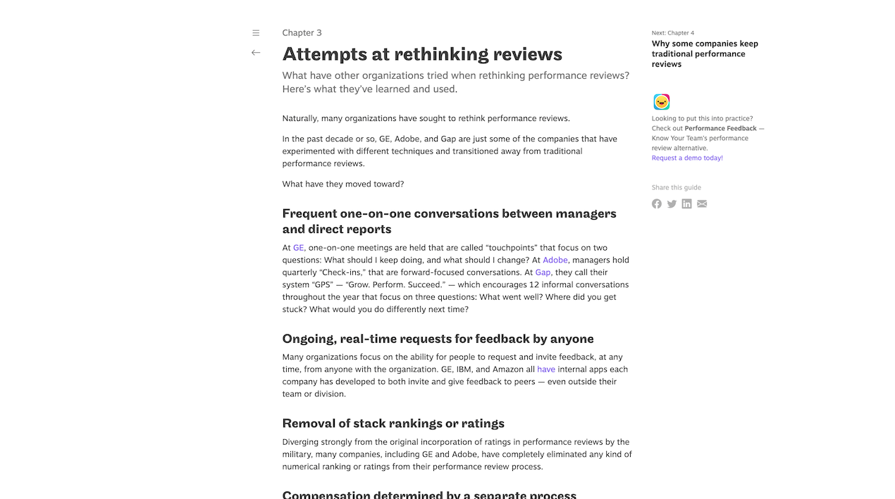 Guide to Rethinking Performance Reviews gallery image