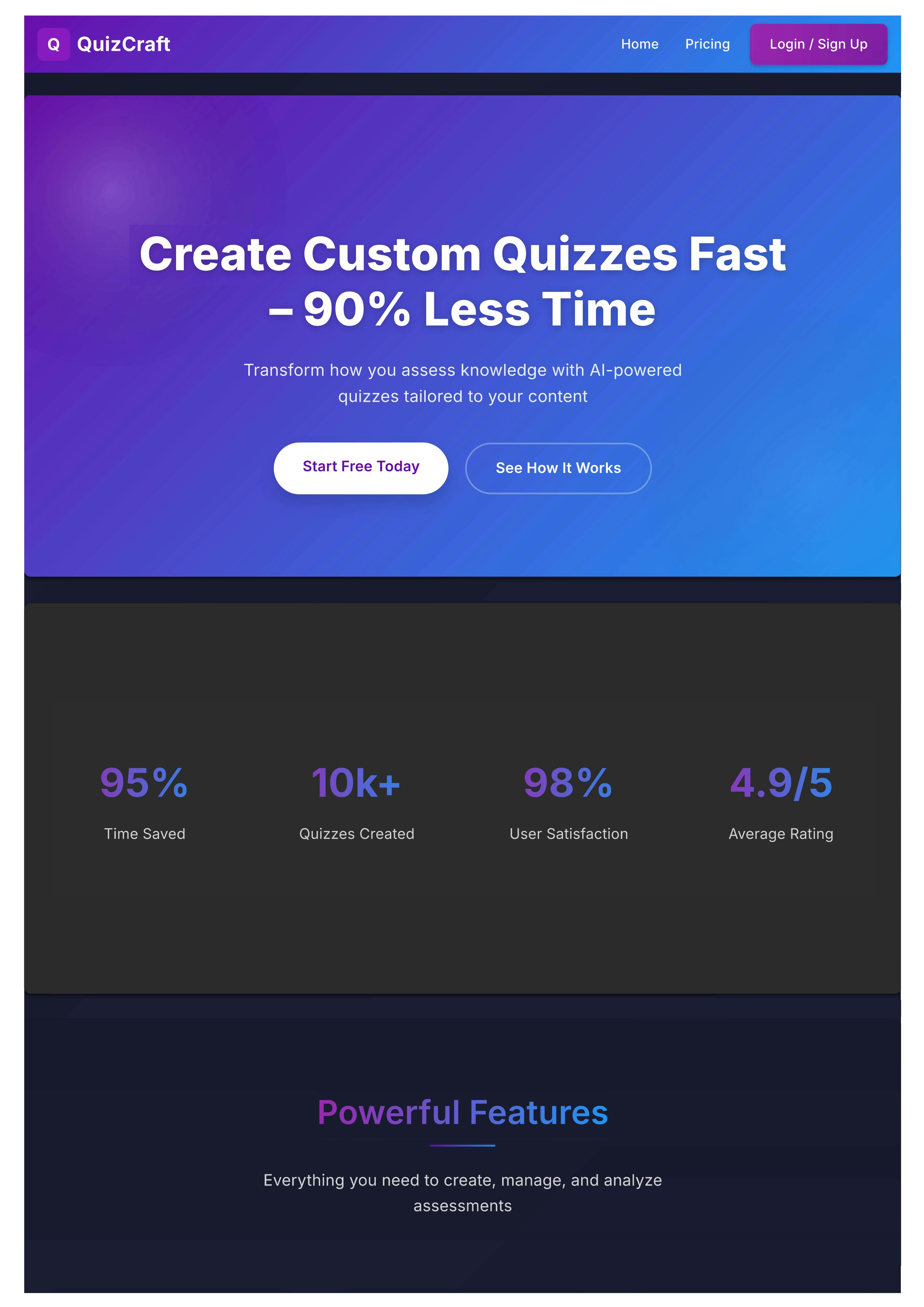 QuizCraft gallery image