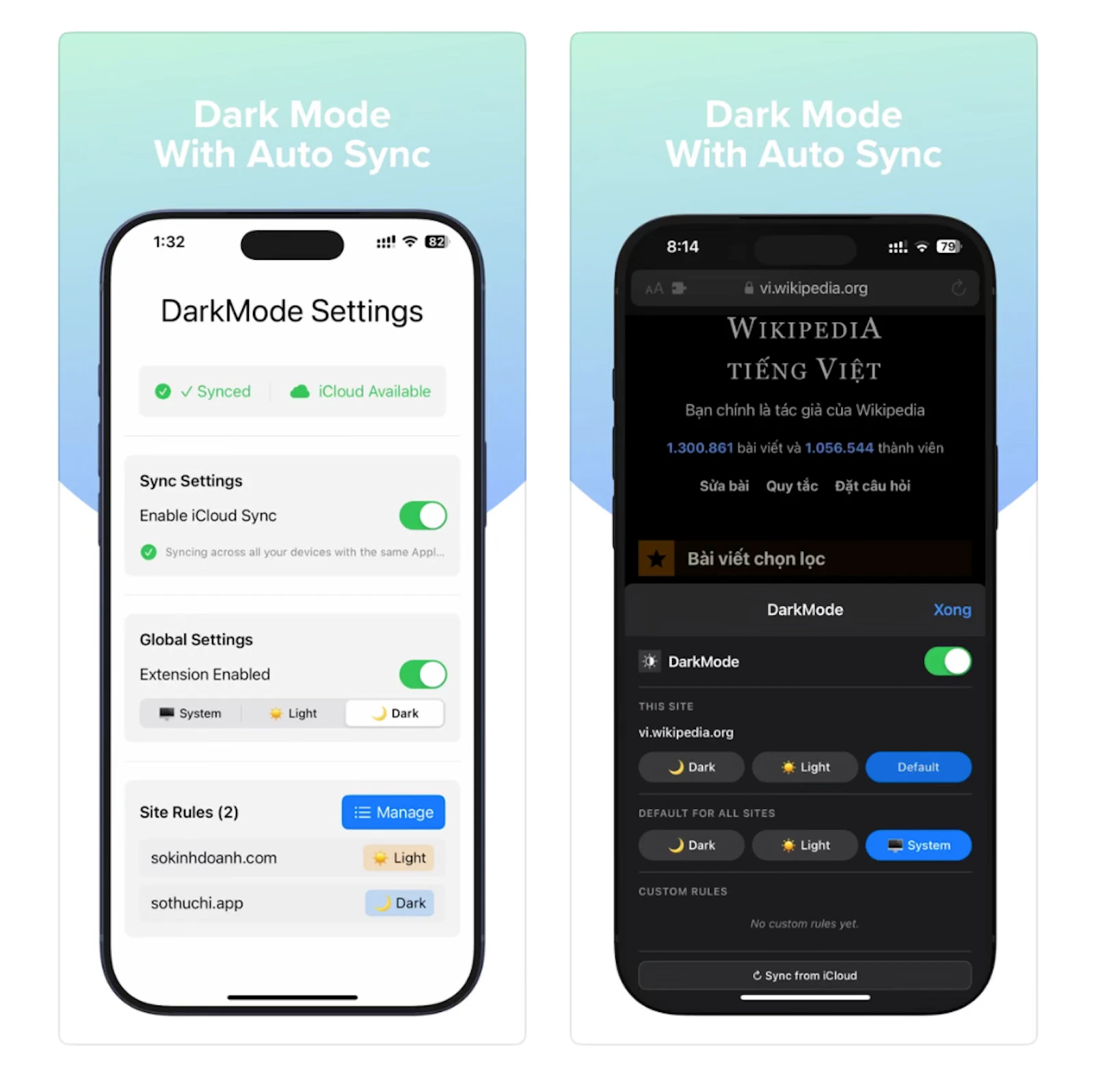 Dark Mode Plus screenshot 1