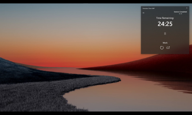 Pomodoro Timer UWP gallery image