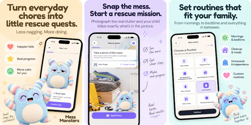 Mess Monsters: Family Chores screenshot 1