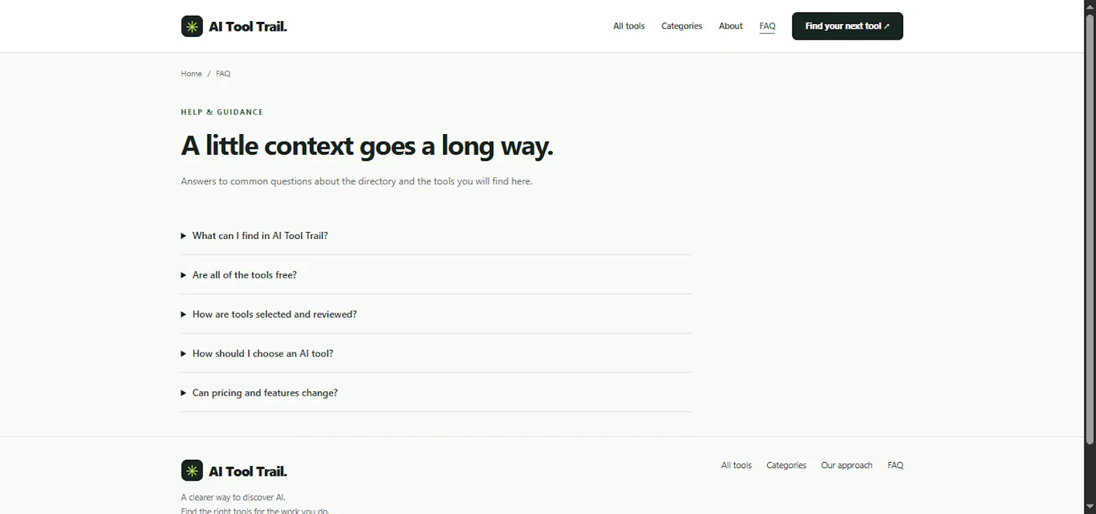 AI Tool Trail screenshot 3