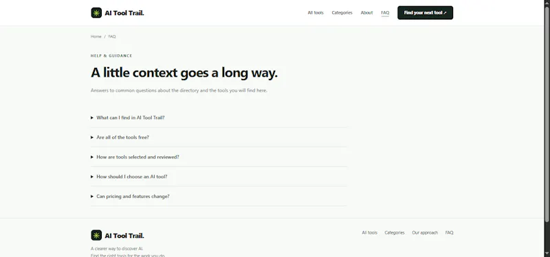 AI Tool Trail screenshot 3