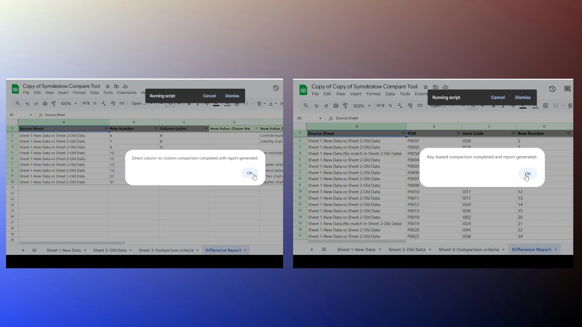 Symdeslow Compare Tool - Screenshot 5 showing product features and functionality