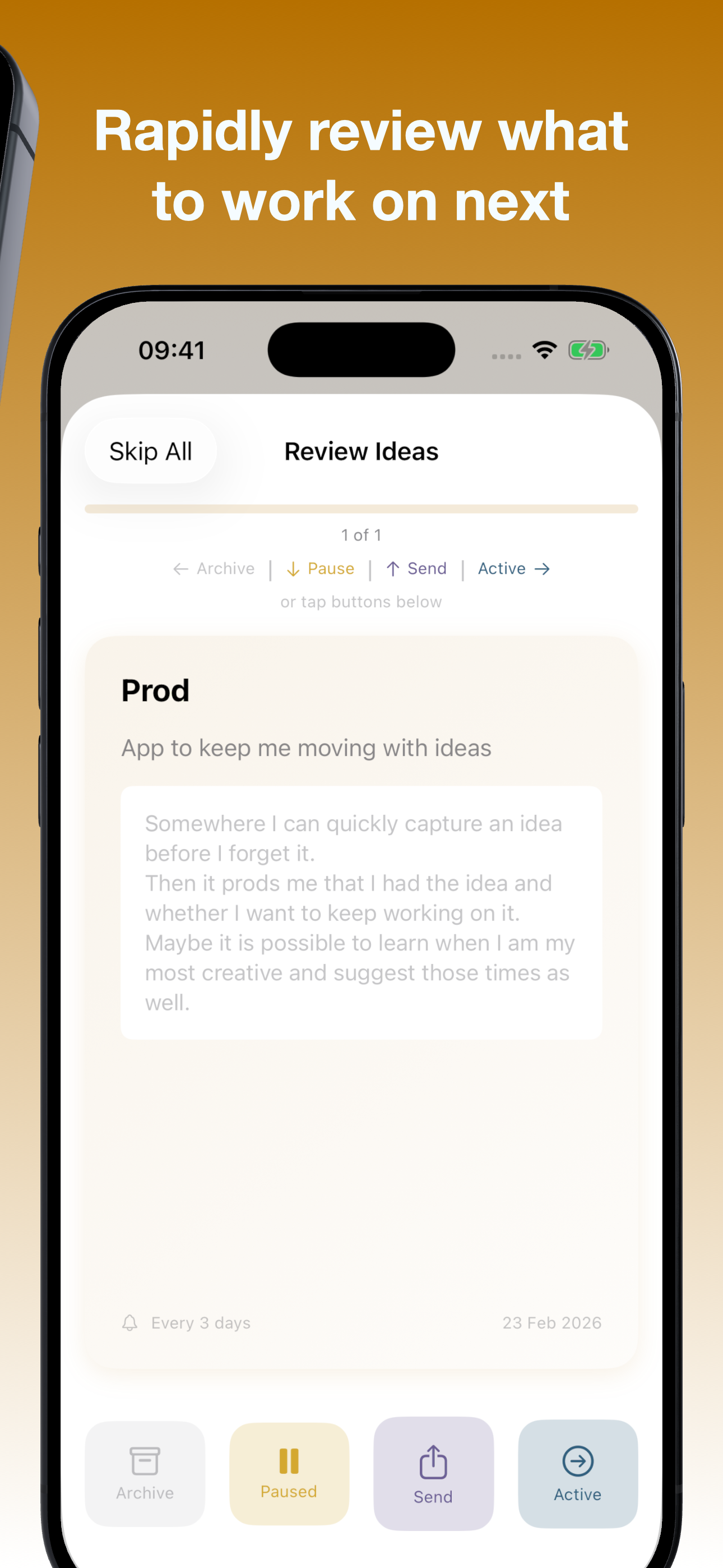 Prod - Screenshot 3 showing product features and functionality