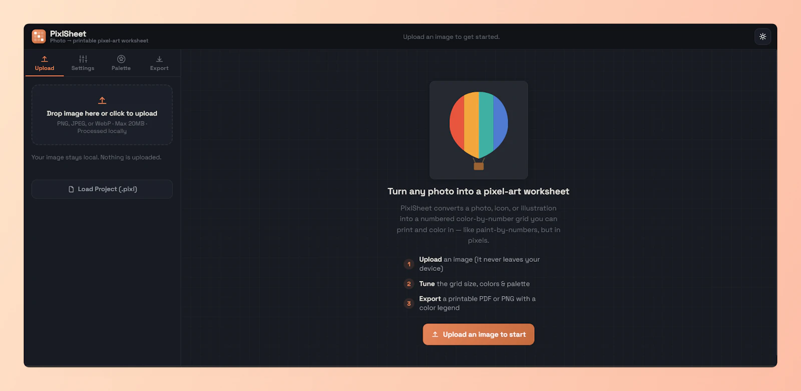 PixlSheet screenshot 2