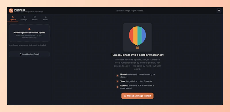 PixlSheet screenshot 2