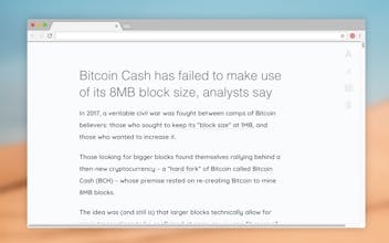 Minimal Reading Mode gallery image