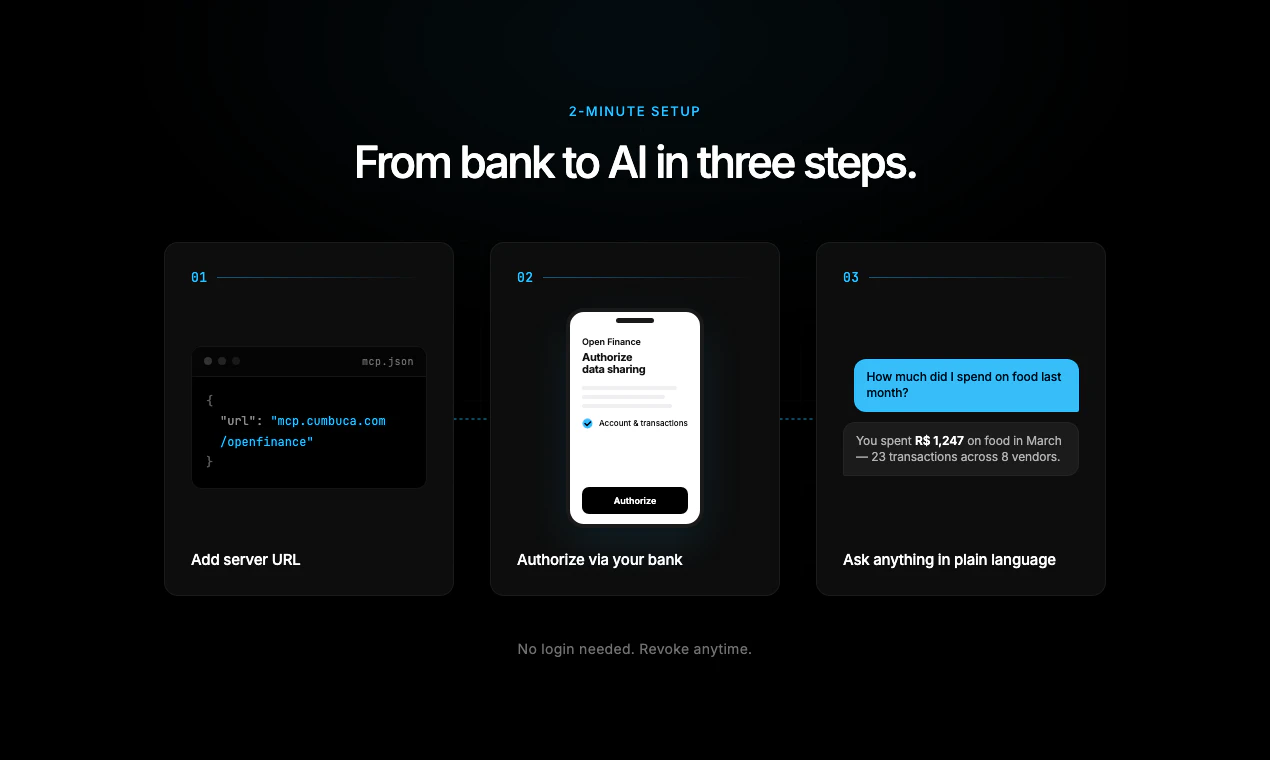 Open Finance MCP screenshot 2