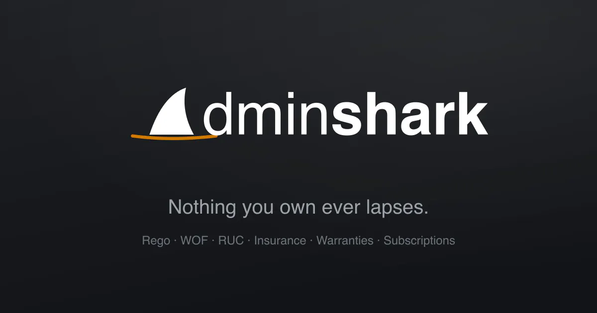 AdminShark screenshot
