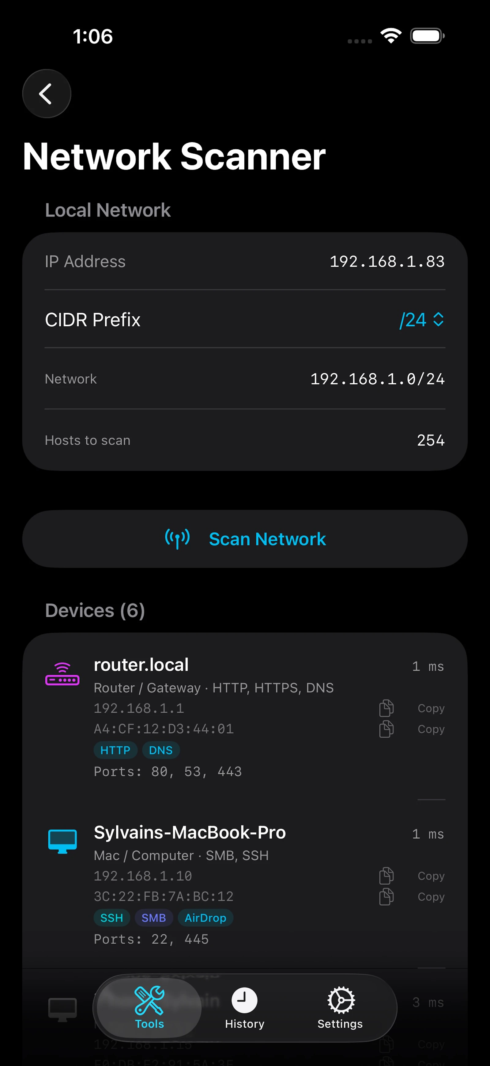 NetProbe screenshot 8